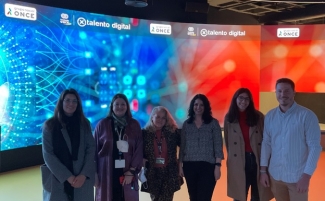 Fotografía de la visita a la sede de Por Talento Digital en Madrid