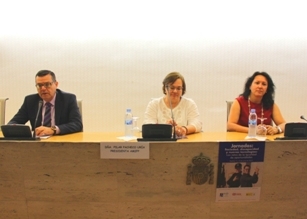 Foto de José Luis Martínez Donoso durante su intervención